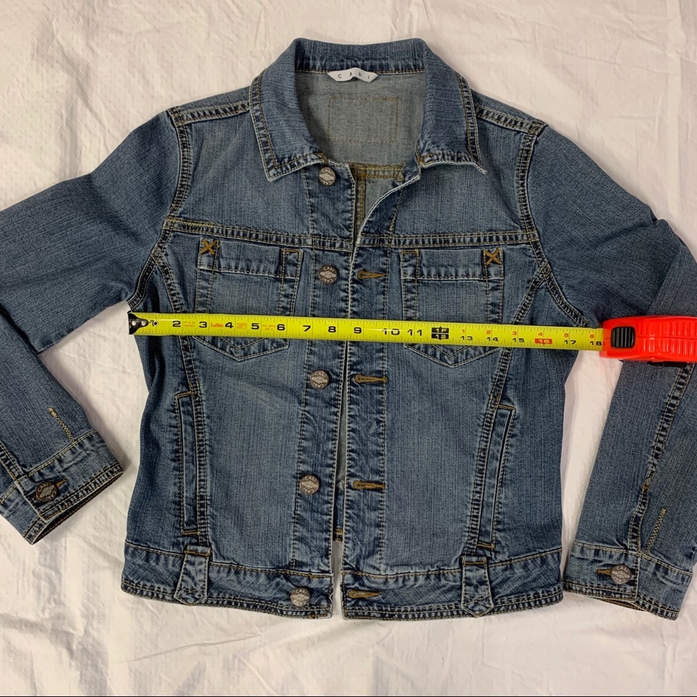CAbi Jean Jacket Sz S